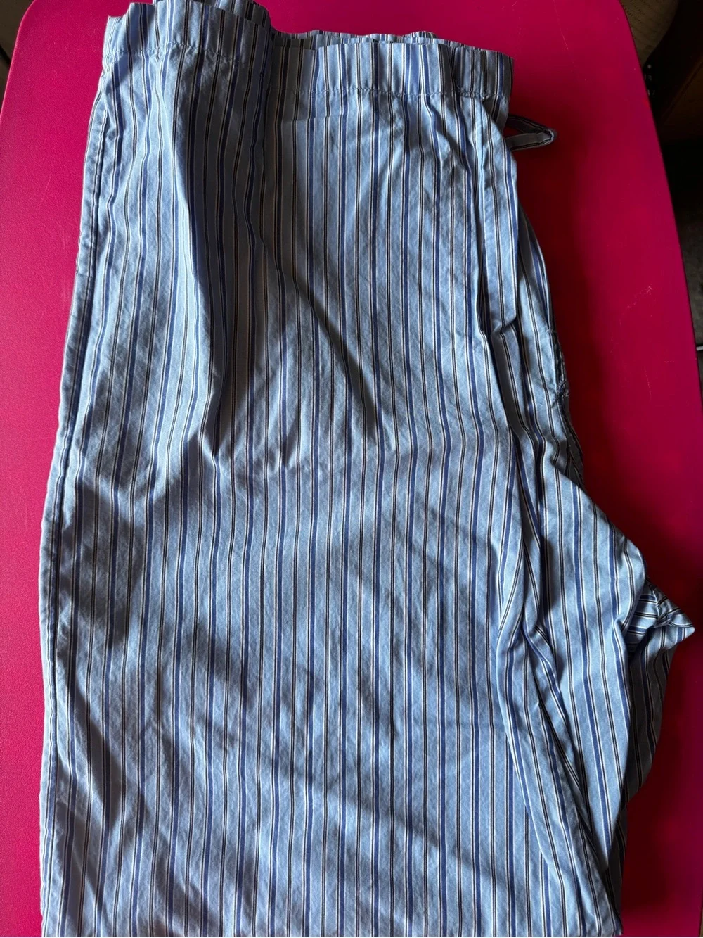 Polo by Ralph Lauren Men's Blue Stripe Button-down pajama set